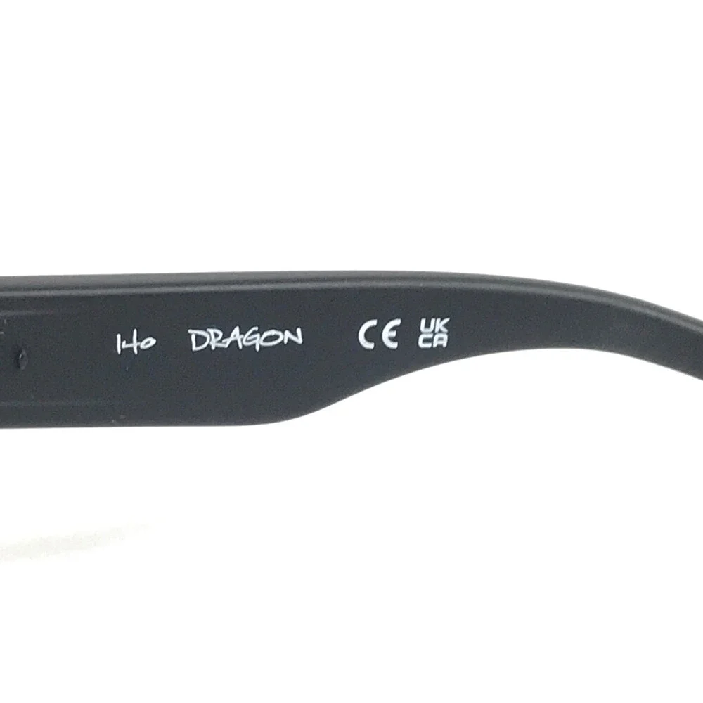 Dragon Eyeglasses Frame DR COUNT LL 002 Matte Black Rectangle Full Rim 58-15-140